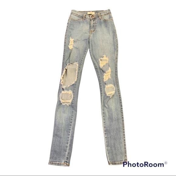 Vibrant Ripped Jeans Size 1 (W24) - Picture 1 of 3